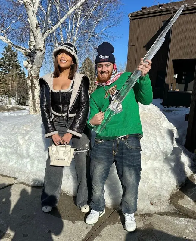 Jordyn Woods outfit in Diesel, Rick Owens, and Jean Paul Gaultier, 2023