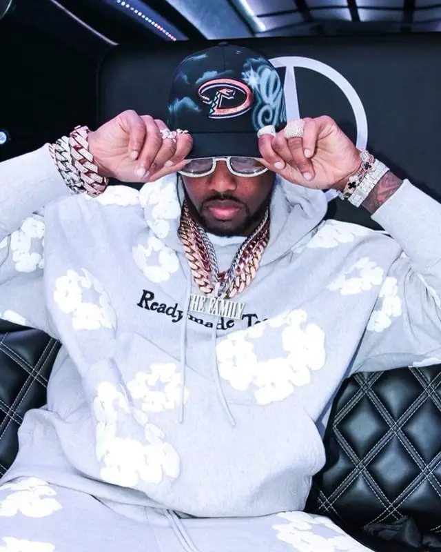 Fabolous outfit in Readymade, Nike, and Denim Tears, 2023