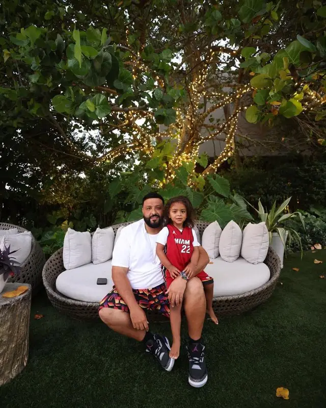 DJ Khaled outfit in Polo Ralph Lauren and Jordan, 2023