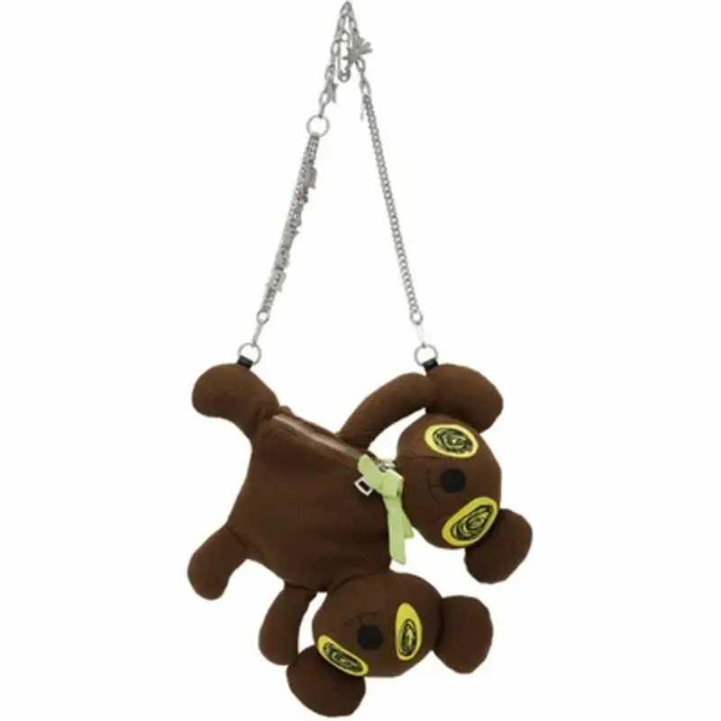 Marc Jacobs Brown Bear Trap Charm Pouch  $350