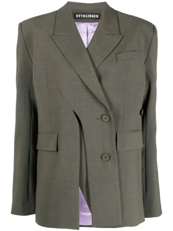 Ottolinger Single-Breasted Split Blazer $1026
