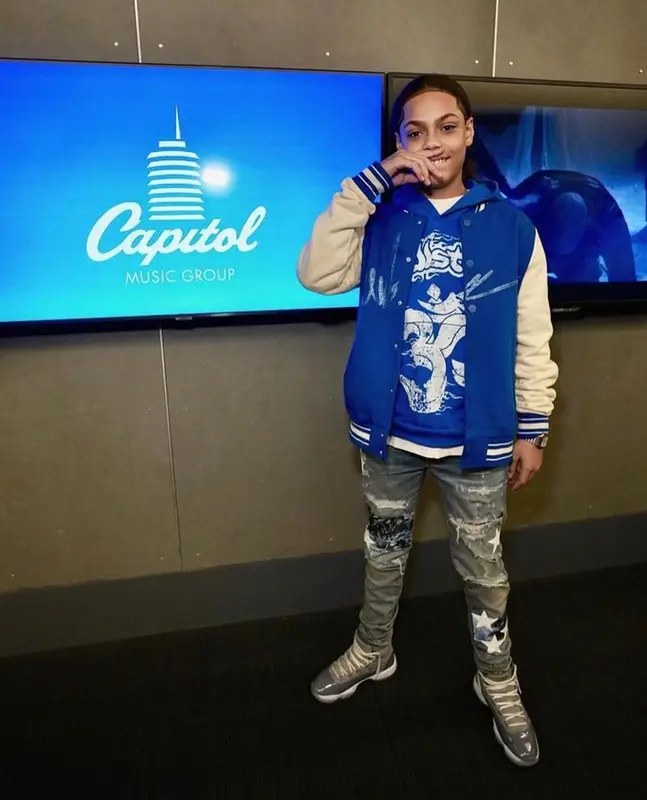 SugarHill Ddot outfit in Hellstar, Amiri, and Jordan, 2023