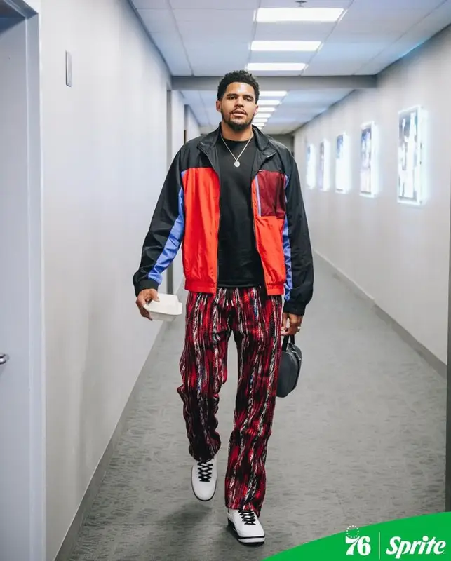 Tobias Harris outfit in Aime Leon Dore and Jordan, 2023