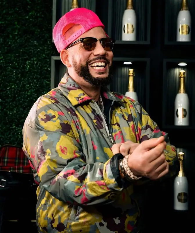 DJ Drama outfit in Dior and Tom Ford, 2023