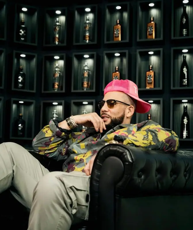 DJ Drama outfit in Dior and Tom Ford, 2023