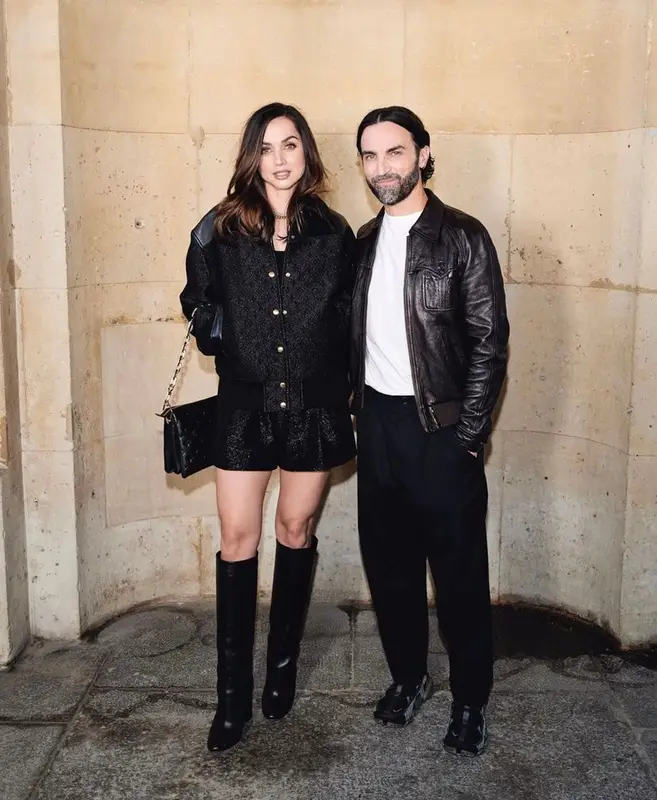 Ana de Armas outfit in Louis Vuitton, 2022