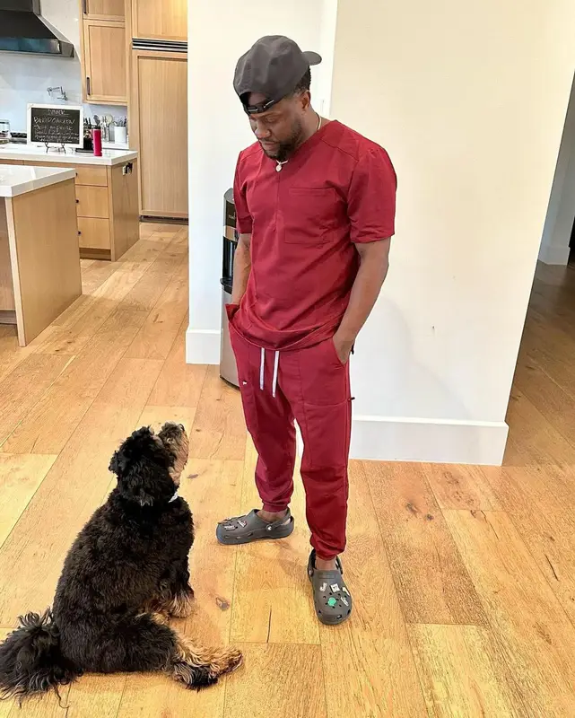 Kevin Hart outfit in Fabletics, 2023