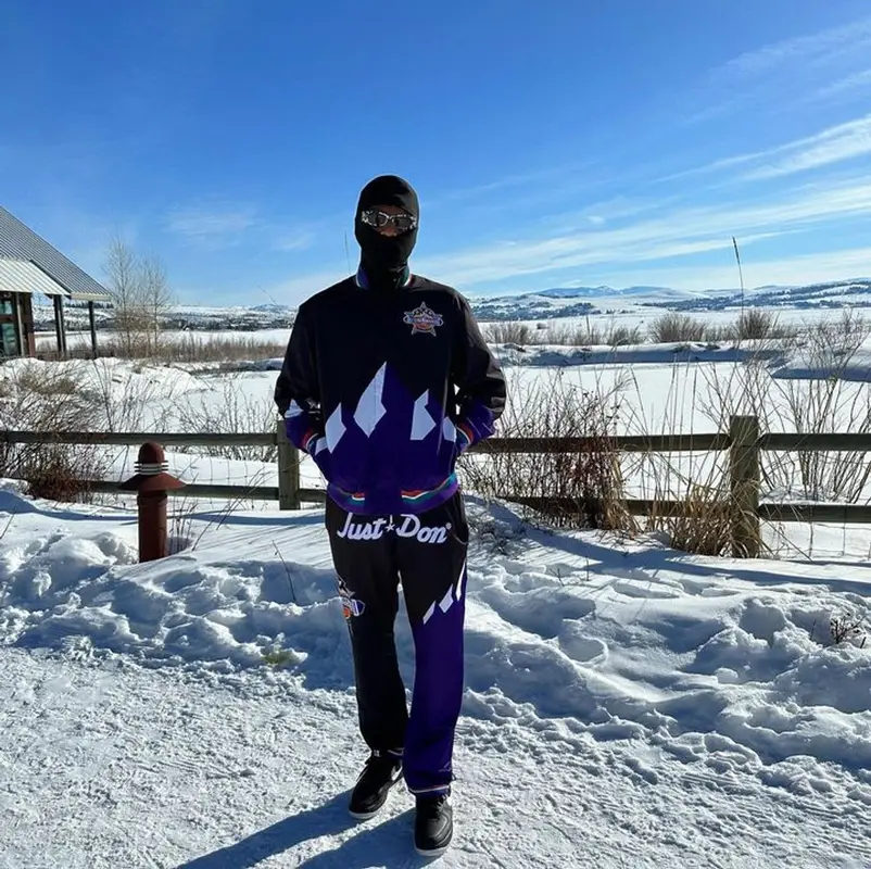 Fabolous outfit in Jeff Hamilton, Balenciaga, and Just Don, 2023