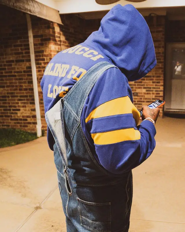 Peezy outfit in Gucci, Supreme, and Nike, 2023