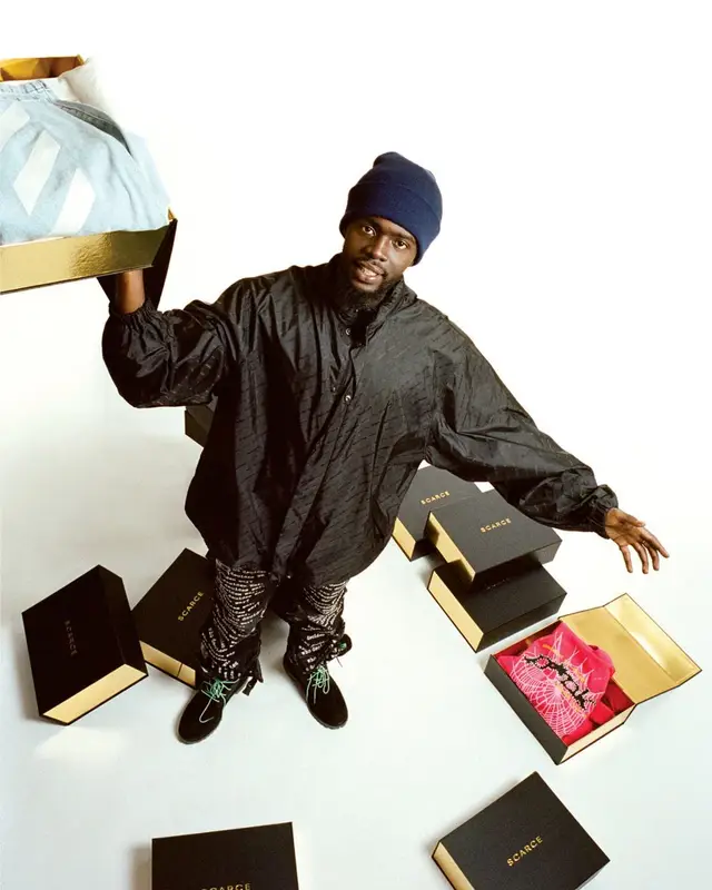 Sheck Wes outfit in Balenciaga, Who Decides War, and Timberland, 2023