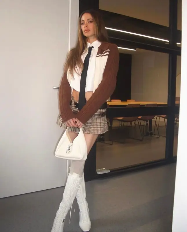 TINI outfit in Miu Miu and Givenchy, 2023