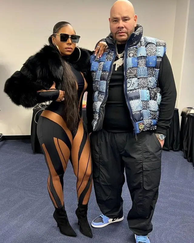 Fat Joe outfit in Kapital, Nike, and Prada, 2023