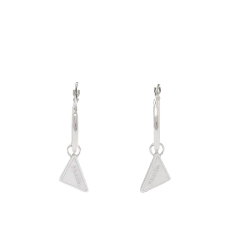 Prada Symbole Drop Earrings $640