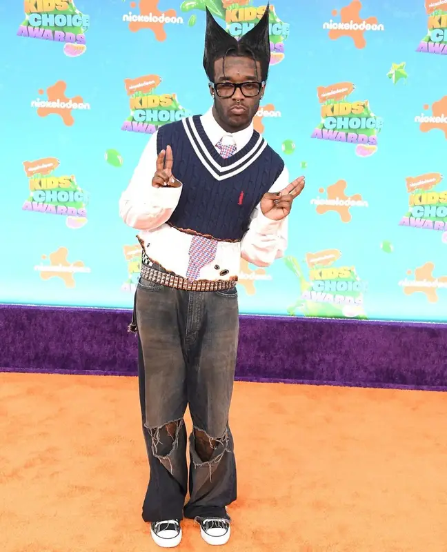 Lil Uzi Vert outfit in Doublet, No Name, and Prada, 2023