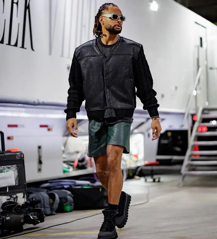 Patty Mills outfit in Honor The Gift and Prada, 2023