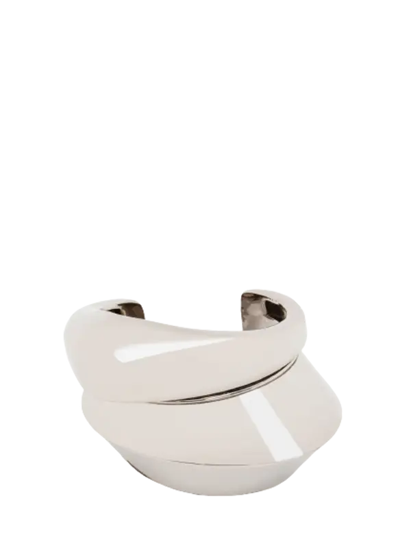 Alexander McQueen Antique Silver Iris Cuff $890