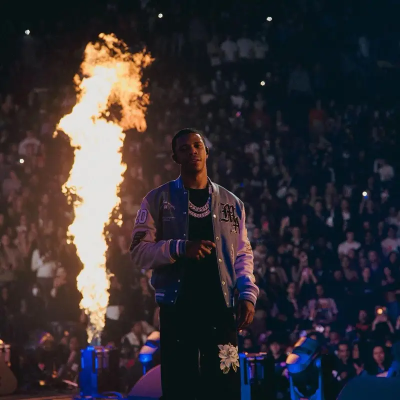 A Boogie Wit Da Hoodie outfit in Amiri, Nike, and Tiffany&Co, 2023
