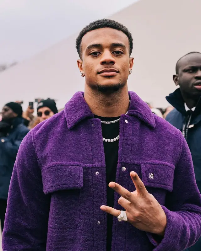 Patrick Surtain II outfit in Amiri, 2023