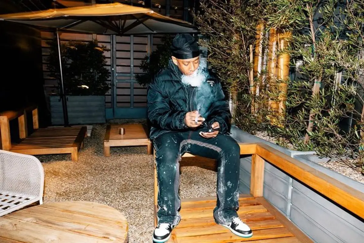 Ty Dolla Sign outfit in Prada, Gallery Dept., and Nike, 2023