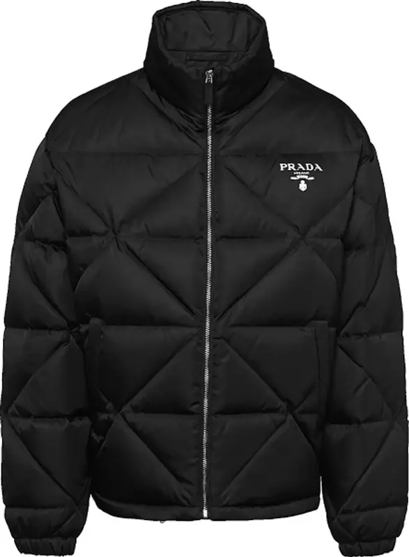 Prada Black Re-Nylon Padded Jacket $2980