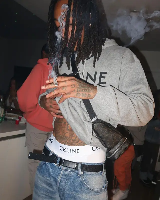 Wiz Khalifa outfit in Celine, 2023