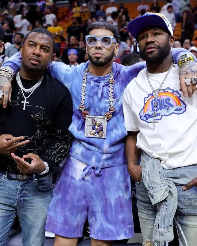 Anuel AA outfit in Amiri, 2023