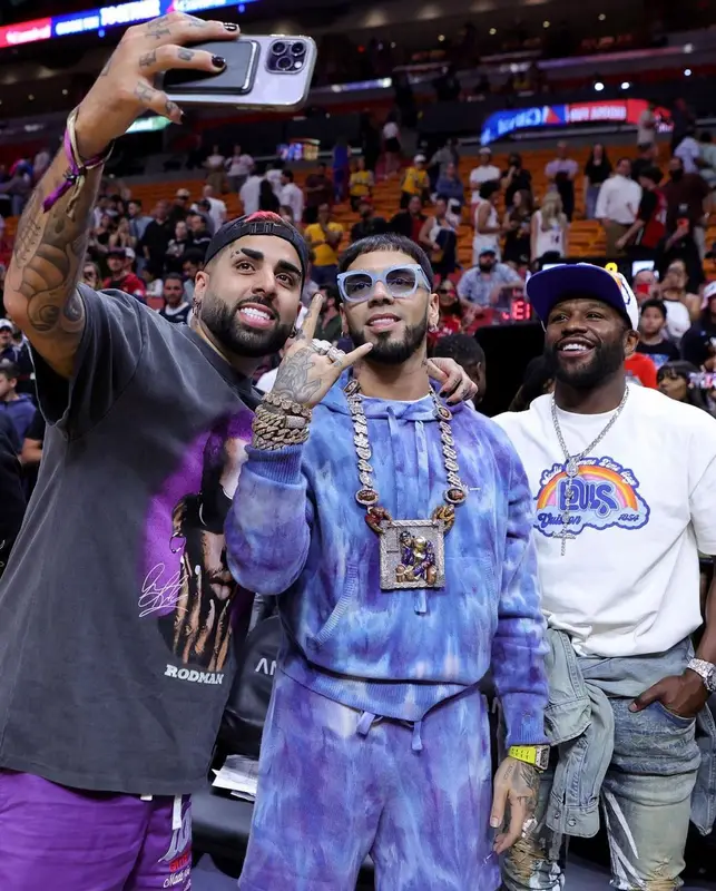 Anuel AA outfit in Amiri, 2023