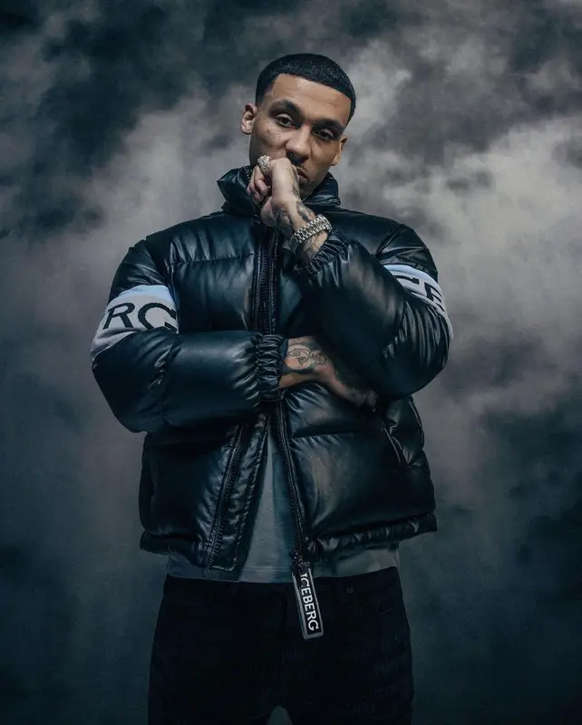 Fredo outfit in Iceberg and Trapstar, 2023