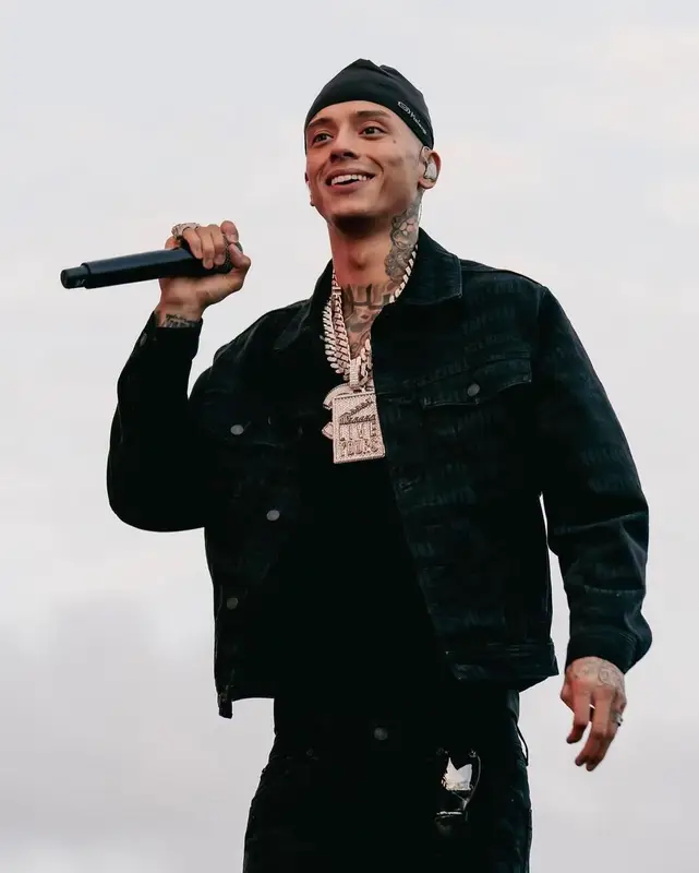 Central Cee outfit in Iceberg, Kalenji, and Trapstar, 2023