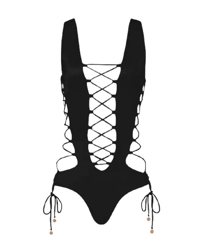 Dundas Bo Black Swimsuit $445