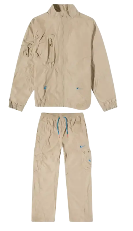 Nike Khaki CL Tracksuit $369