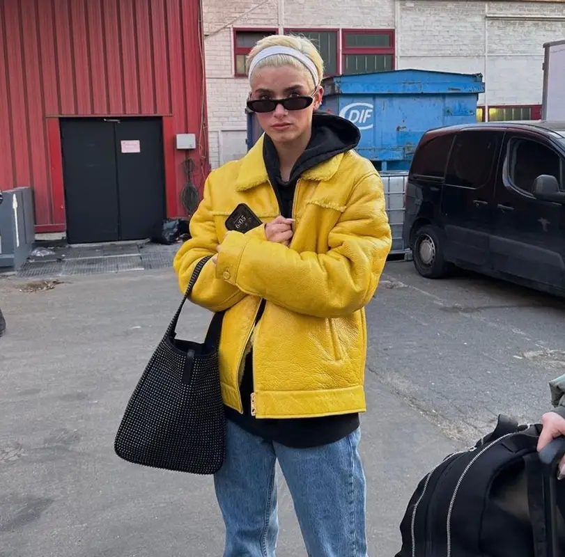 Dixie D'Amelio outfit in ERL and Saint Laurent, 2023