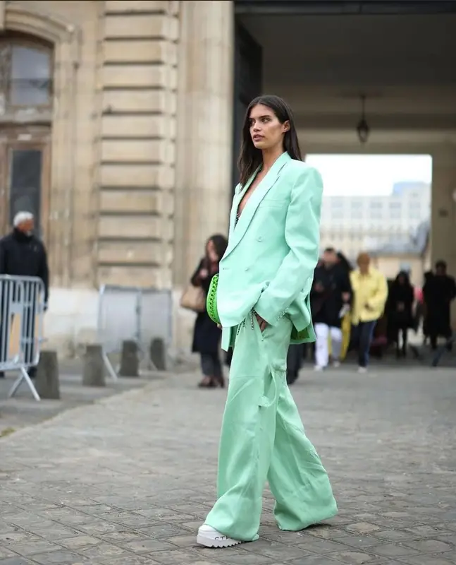 Sara Sampaio outfit in Stella McCartney, 2023