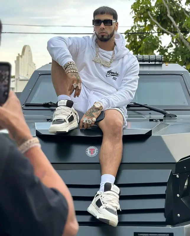 Anuel AA outfit in Amiri, 2023