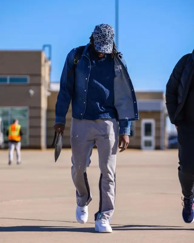 Patrick Beverley outfit in Dior, Gallery Dept., and Shawn, 2023