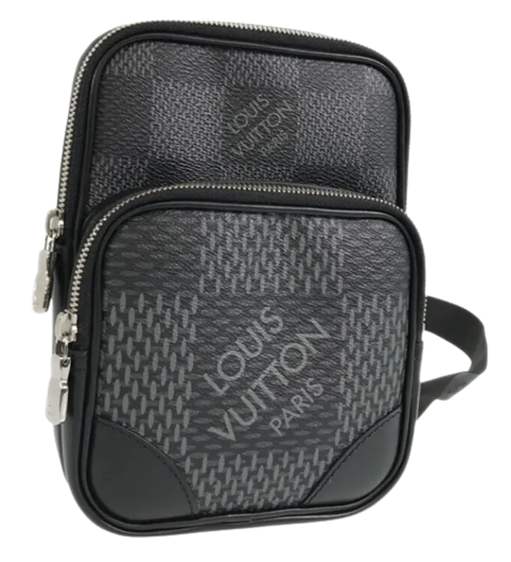 Louis Vuitton Black Logo Shoulder Bag $1935