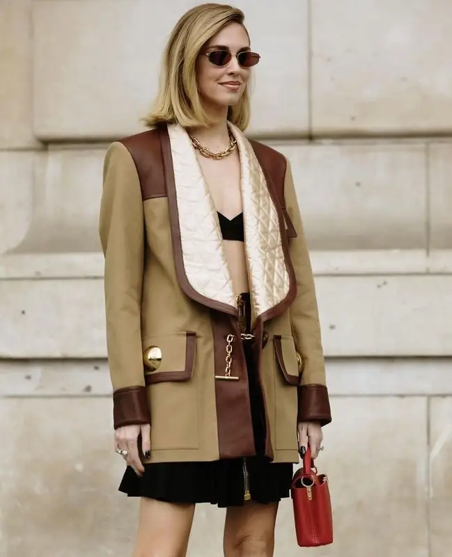 Chiara Ferragni outfit in Louis Vuitton, 2023