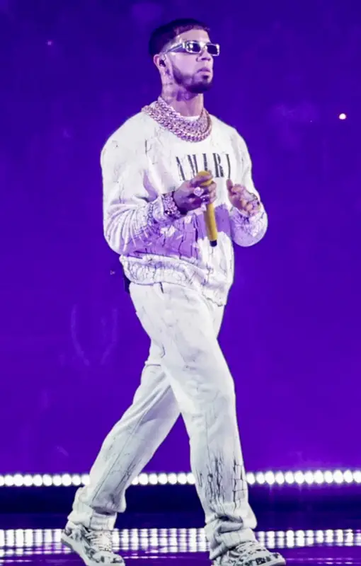 Anuel AA outfit in Amiri, 2023