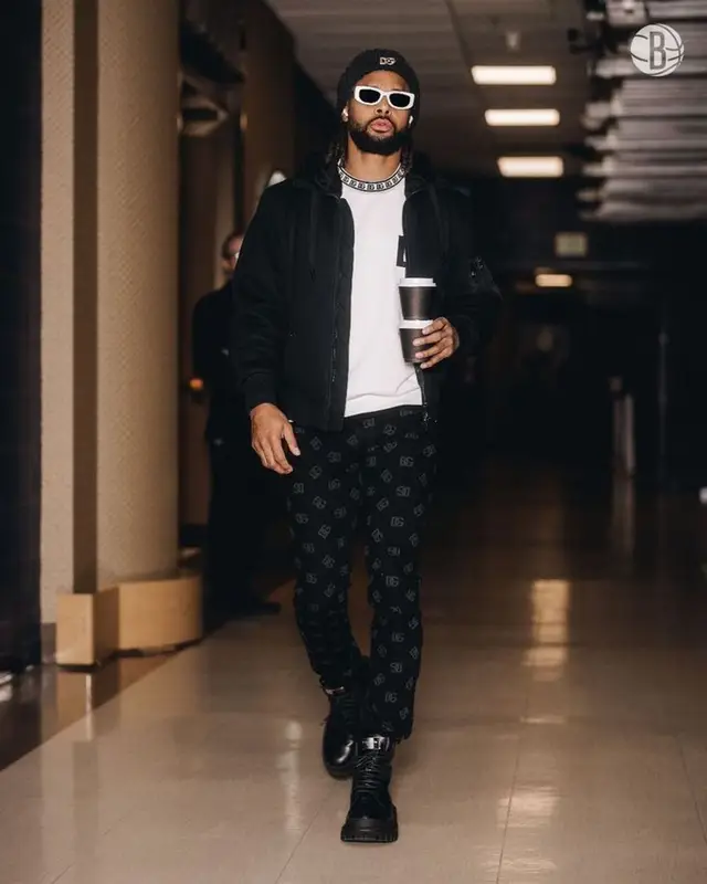 Patty Mills outfit in Prada and Dolce & Gabbana, 2023