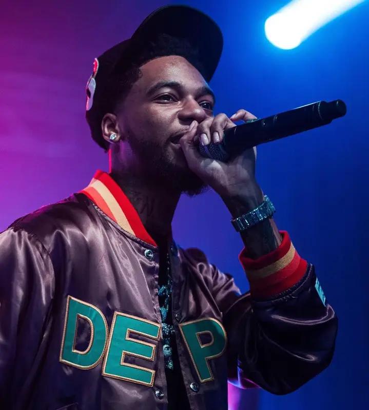Key Glock outfit in Jordan and Gallery Dept., 2023