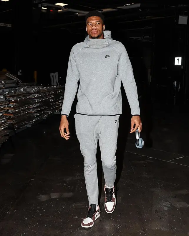 Giannis Antetokounmpo outfit in Nike, 2023