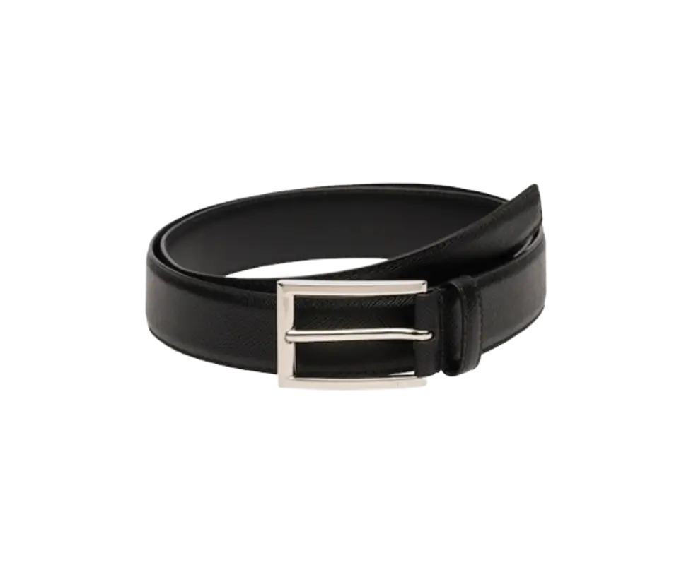 Prada Saffiano Leather Belt $625
