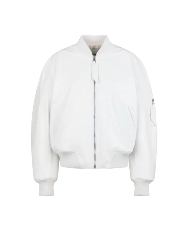 The Attico Anja White Bomber $2350