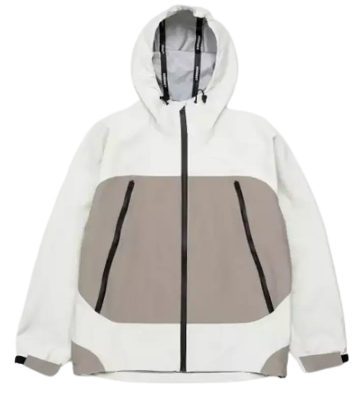 Highsnobiety Layer Off-White Grey Nylon Jacket $385