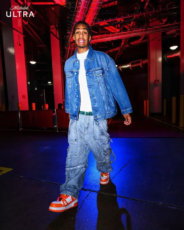 Joshua Christopher outfit in Balenciaga and Louis Vuitton, 2023