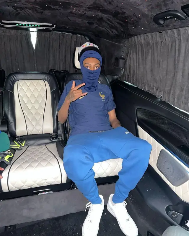 SL outfit in Moncler, Gallery Dept., and Palm Angels, 2022