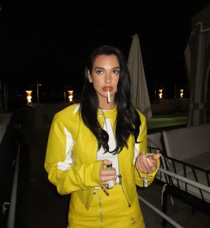 Dua Lipa outfit in GCDS and Courreges, 2023