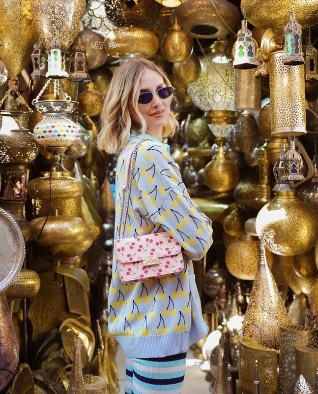 Chiara Ferragni outfit in Benetton, 2023