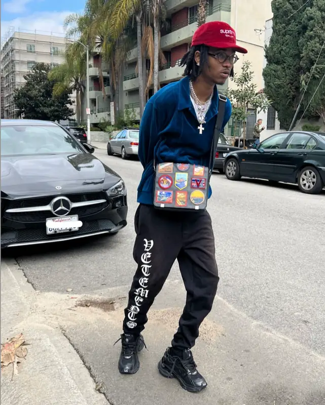 Onlybino outfit in Vetements, Louis Vuitton, and Supreme, 2023
