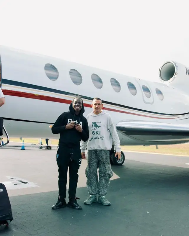 Bobby Shmurda outfit in Rta and Prada, 2023